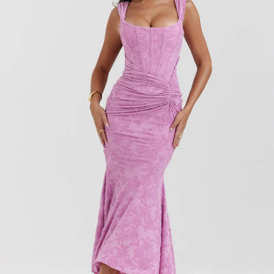 Off-Shoulder Backless Bodycon Evening Dress – Sexy Party & Clubwear