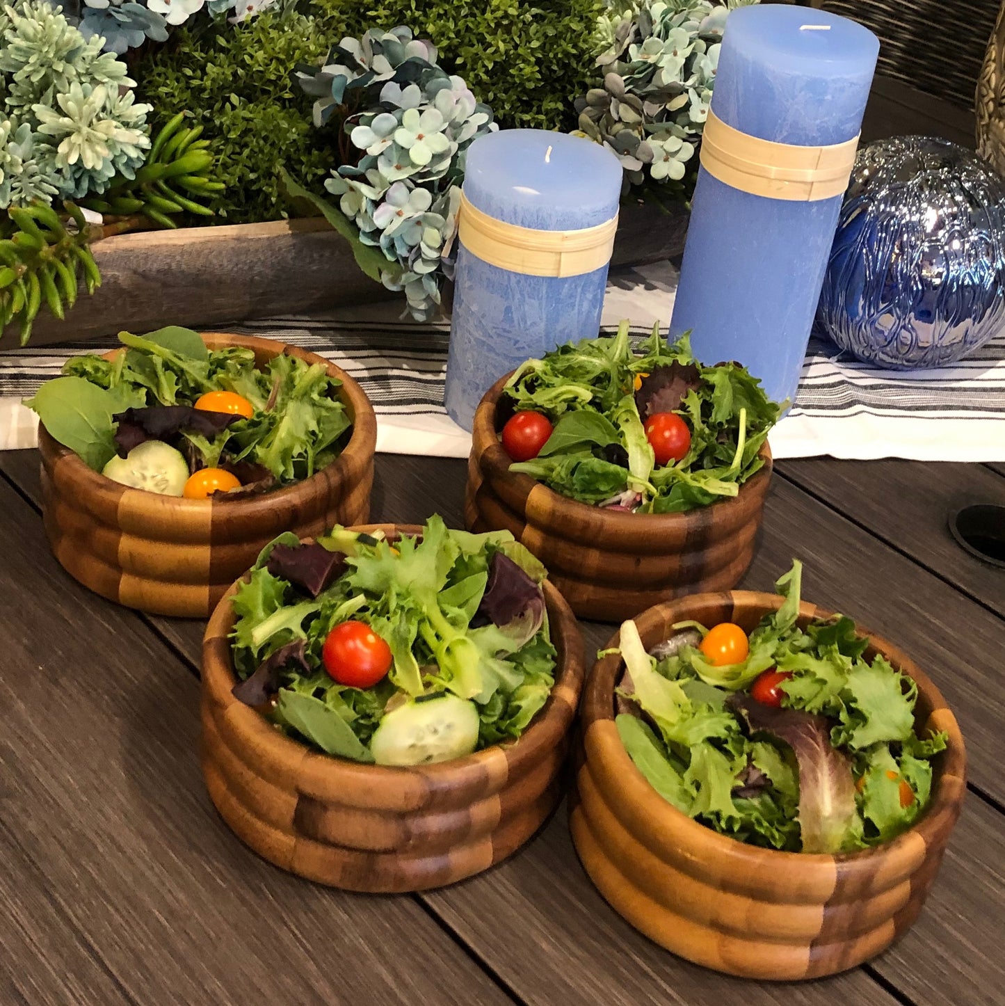 Handcrafted Wooden Salad Bowl